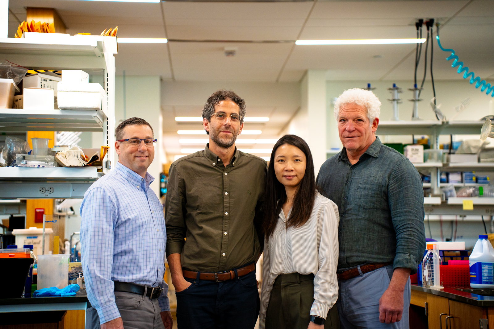 The Spearhead Bio team in the lab at the Donald Danforth Plant Science Center